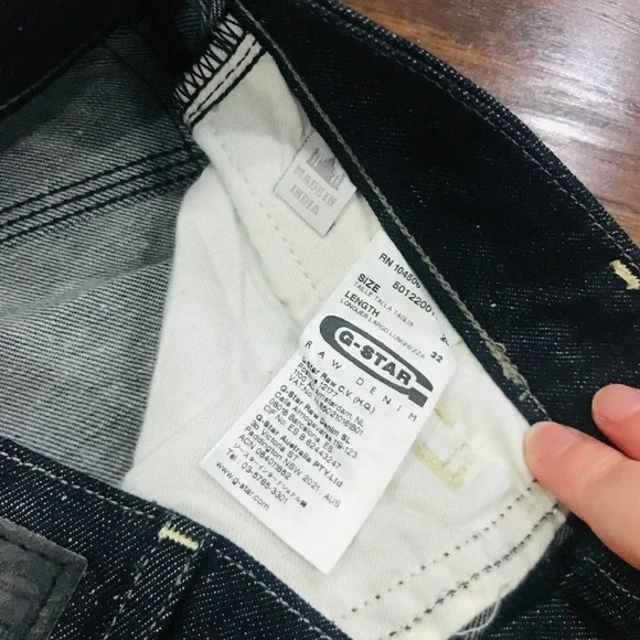 G star sz26 New Raw radar skinny jeans mid rise tumble raw. more like a size 24 - Picture 6 of 8